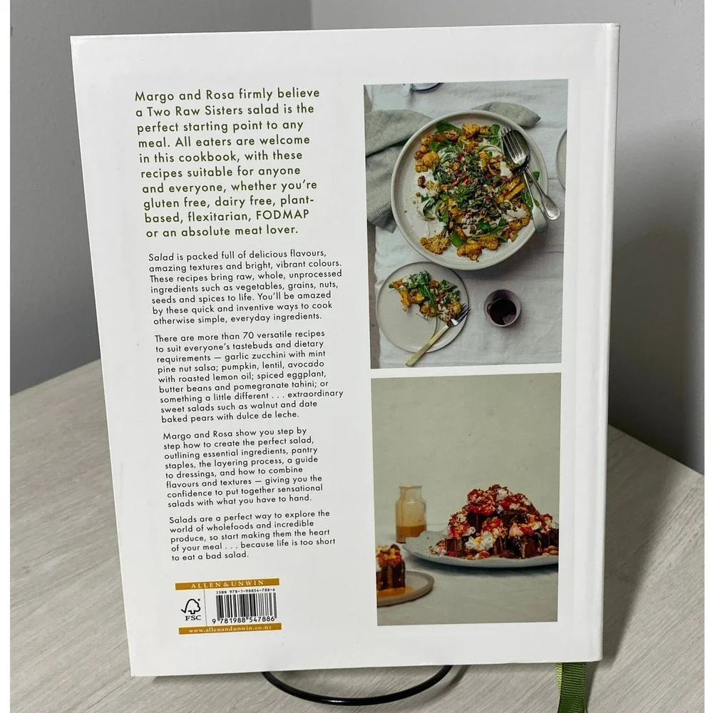 Salad 70 Delicious Recipes Two Raw Sisters Margo Rosa Flanagan Cookbook 2021